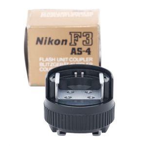 Nikon AS-4, OVP, Blitzadapter für F3