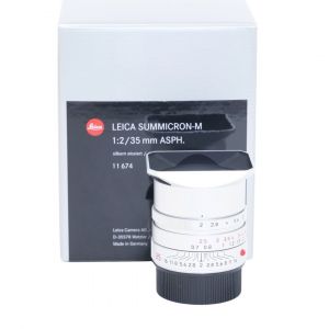 Leica M Summicron 35mm/2 ASPH, silber, Sn.04757215, ArtNr.11674, Demogerät, 6-Bit codiert, OVP, 1 Jahr Garantie, inkl. 20% MwSt.