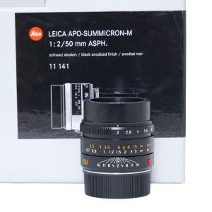 Leica M APO-Summicron 50mm/2 Asph, schwarz eloxiert, Sn.04296064, ArtNr.11141, (serviciert), OVP, inkl. 20% MwSt.
