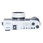 Konica Hexar AF Silver, Kompaktkamera, mit Konica HX-14 Auto-Blitz, Tasche, Prospekt, inkl. 20% MwSt.