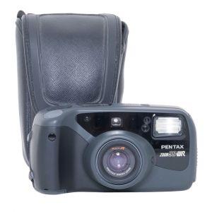 Pentax Zoom 90 WR, Kompaktkamera, Tasche
