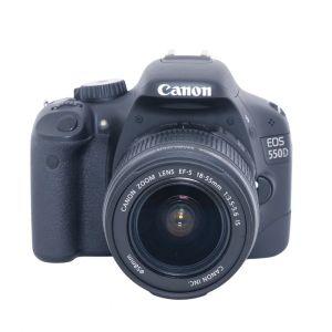 Canon EOS 550D Gehäuse (3574 Auslösungen) mit Canon EF-S 18-55mm/3,5-5,6 IS
