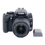 Canon EOS 400D Gehäuse mit Canon EF-S 18-55mm/3,5-5,6 II, 2. Akku