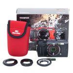 Olympus Tough TG-6 Digitalkamera, OVP, Tasche, Ringlicht, Objektivschließe, Filteradapter, UV-Filter