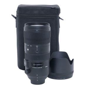 Sigma AF 70-200mm/2,8 DG OS HSM, Sport, Sonnenblende, Köcher, für Nikon AF