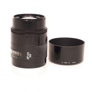 Minolta AF 100mm/2, Sonnenblende