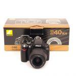 Nikon D40 Gehäuse (6185 Auslösungen) + Nikon AF-S DX 18-55mm/3,5-5,6 G, ED, III, OVP