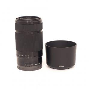 Sony E 55-210mm/4,5-6,3 OSS, schwarz, Sonnenblende
