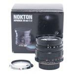 Voigtländer Nokton 50mm/1,5 ASPH, für M39 inkl. Voigtländer Adapter M/M39, OVP, (leichter Staub im Linsensystem, kein Einfluss auf Bildqualität)