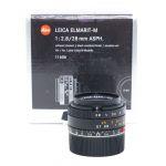 Leica M Elmarit 28mm/2,8 ASPH, Sn.04078343, ArtNr.11606, OVP
