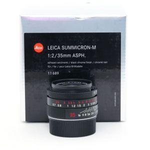 Leica M Summicron 35mm/2 ASPH, schwarz verchromt, Sn.4323233, ArtNr.11689, OVP