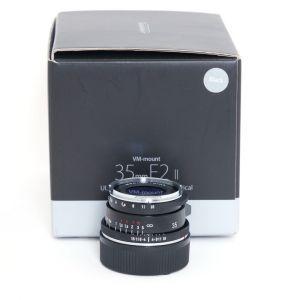 Voigtländer Ultron 35mm/2 II VM “Vintage Line” OVP, 1 Jahr Garantie