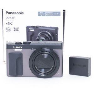 Panasonic Lumix DC-TZ91 Digitalkamera, silber, OVP, 2. Akku