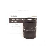 Sigma AF 18-50mm/2,8 DC DN, für Sony E, OVP