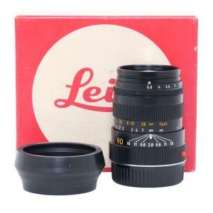 Leica M Tele-Elmarit 90mm/2,8 Sn.3068768, ArtNr.11800, schwarz, Sonnenblende, OVP