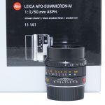 Leica M APO-Summicron 50mm/2 ASPH, schwarz eloxiert, Sn.4745357, ArtNr.11141, Demogerät, 6-Bit codiert, OVP, 1 Jahr Garantie, inkl. 20% MwSt.