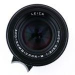 Leica M APO-Summicron 50mm/2 ASPH, schwarz eloxiert, Sn.4745357, ArtNr.11141, Demogerät, 6-Bit codiert, OVP, 1 Jahr Garantie, inkl. 20% MwSt.