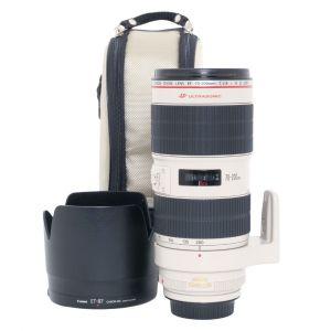 Canon EF 70-200mm/2,8 L, IS, USM, II, Sonnenblende, Köcher
