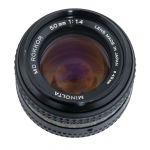 Minolta MD 50mm/1,4 (leichter Staub im Linsensystem, kein Einfluss auf Bildqualität)
