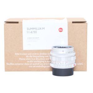 Leica M Summilux 50mm/1,4 silber verchromt, Sn.04948243, ArtNr.11714, Ausstellungsstück, OVP, 1 Jahr Garantie, inkl. 20% MwSt.
