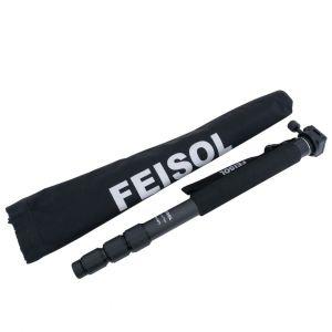 Feisol CM-1471 Einbeinstativ mit Feisol Schnellwechseladapter, Tasche
