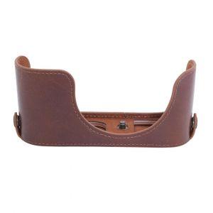 Leica Q2 Fremdhersteller Leder Protektor braun, inkl. 20% MwSt.