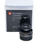 Leica M Elmar 50mm/2,8 schwarz, Sn.3936763, ArtNr.11831, OVP