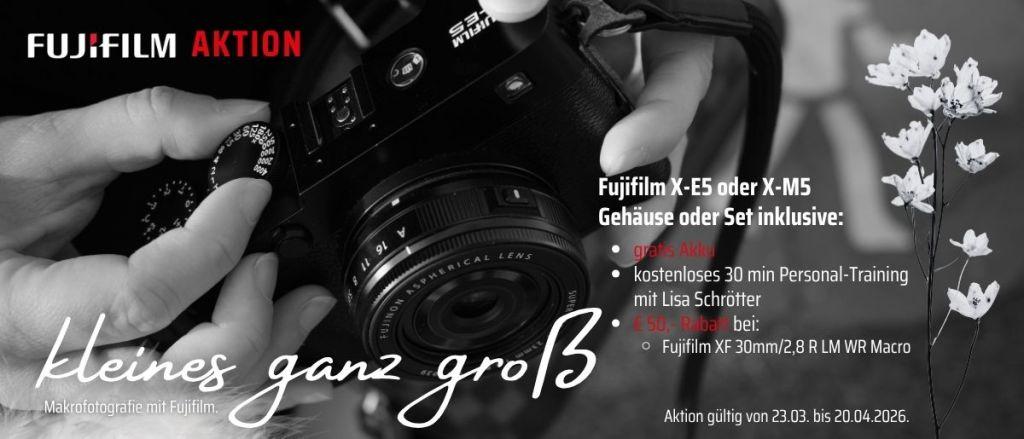 Fujifilm Aktion X-E5 X-M5 Lisa Schrötter Coaching Digital Camera Graz