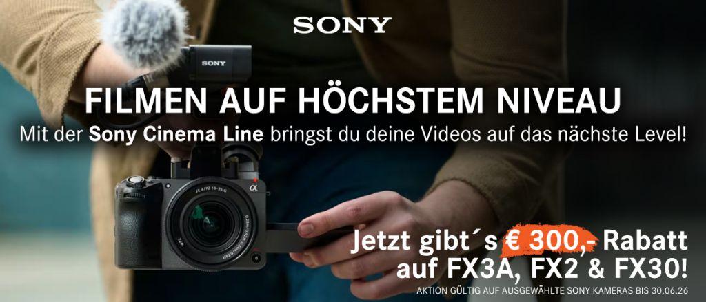 Sony Cinema Line Aktion Digital Camera Graz