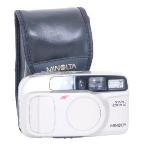 Minolta Riva Zoom 70, Kompaktkamera, Tasche, inkl. 20% MwSt.