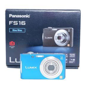 Panasonic Lumix DMC-FS16, blau, Digitalkamera, OVP