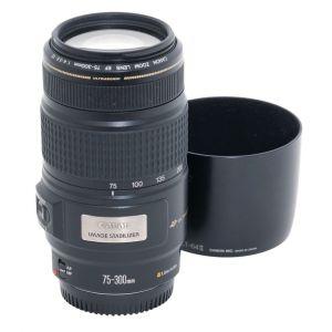 Canon EF 75-300mm/4-5,6 IS, USM, (leichter Staub im Linsensystem, kein Einfluss auf Bildqualität), Sonnenblende