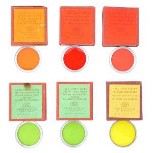 Zeiss Ikon Farbfilter Set 40,5mm bestehend aus 2x Hell Rot Filter 354/R, 2x Gelb Grün Filter 354/GR, 1x Orange Filter 354/O, 1x Gelb Filter 373/G, inkl. 20% MwSt.