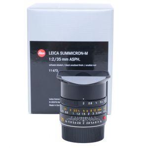Leica M Summicron 35mm/2 ASPH, 6 Bit codiert, schwarz eloxiert, SN.4955598, ArtNr.11673, OVP