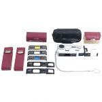 Minolta 16MGS Set mit Blitz. Tasche. Filter, Nahlinsen (Defekt, Bastlergerät), inkl. 20% MwSt.