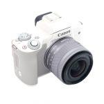 Canon EOS M50 weiß, mit Canon EF-M 18-45mm/3,5-6,3 IS, STM, OVP