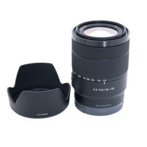 Sony E 18-135mm/3,5-5,6 PZ, OSS, Ausstellungsstück, Sonnenblende, 1 Jahr Garantie, inkl. 20% MwSt.