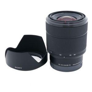 Sony FE 28-70mm/3,5-5,6 OSS, Sonnenblende, Ausstellungsstück, 1 Jahr Garantie, inkl. 20% MwSt.