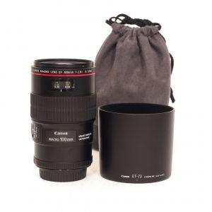 Canon EF 100mm/2,8 L, IS, USM, Sonnenblende, Beutel