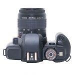 Canon EOS 5000 + EF 38-76mm/4,5-5,6 (kleine Pünktchen auf Linse)