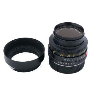 Leica R Summicron 50mm/2 Sn.2487612, ArtNr.11228, Sonnenblende, UVa Filter Serie VI