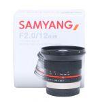 Samyang MF 12mm/2 NCS, CS, für Fujifilm X-Mount