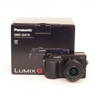 Panasonic Lumix GX7 Gehäuse (3668 Auslösungen) + 14-42mm/3,5-5,6 ASPH, OVP