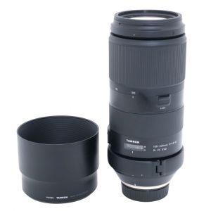 Tamron AF 100-400mm/4,5-6,3 Di, VC, USD, Sonnenblende, Nachbau Stativschelle, für Nikon FX