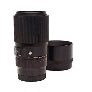 Sigma AF 105mm/2,8 DG, DN, Macro, Art, für L-Mount, Sonnenblende