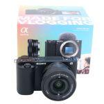 Sony ZV-E10 Gehäuse (301 Auslösungen) + FE 16-50mm/3,5-5,6 PZ, OVP, 1 Jahr Garantie