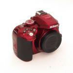 Nikon D5300 Gehäuse rot (4165 Auslösungen)