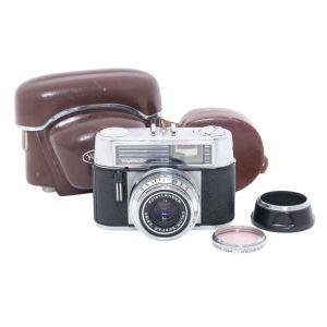 Voigtländer Vitomatic Ib, Kompaktkamera, Tasche, Sonnenblende, Filter
