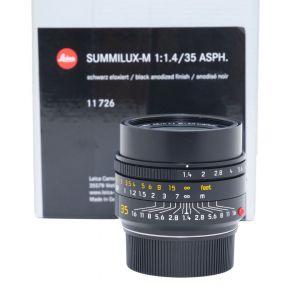 Leica M Summilux 35mm/1,4 schwarz, Sn.4947543, ArtNr.11726, OVP, 1 Jahr Garantie, inkl. 20% MwSt.