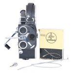 Paillard Bolex H16T Filmkamera, Sn.151755, mit Bolex Fernausöser, Adapter und Drahtauslöser